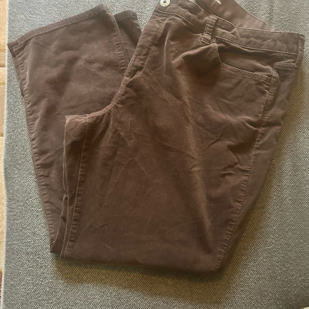 St. John's Bay Brown Straight Leg Pants